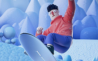 【长脸叔】MD布料动态中文课程 C4D卡通角色设计