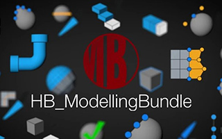【中文汉化版】最新版HB ModellingBundle 2.31 建模脚本工具包(支持R19/R20/R21)内附安装教程