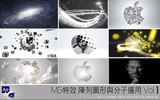 【MG特效】3D阵列图形与分子运用C4D+AE
