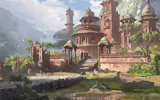 ZPZ 2019游戏原画场景概念设计教程（画质高清有课件）