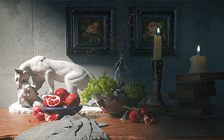 C4D OC照片级静物渲染教程2020年8月结课(高清画质带素材)