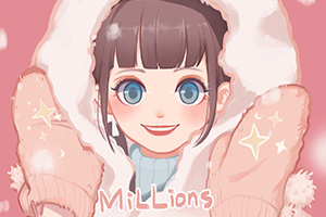 MiLLions_百万丨少女头像团练插画课第2期（高清画质带笔刷）