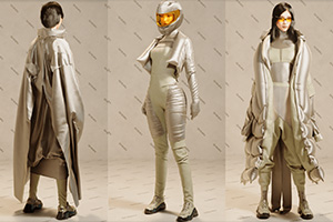 Coloso教程丨MD+C4D+RS创建未来时装设计中英字幕（画质高清带资产）