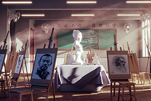 阿泽Blender渲染流程第三期2021年（高清画质带素材）