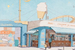 冷风iPad水彩进阶暖心治愈场景教程2021年（画质普通带笔刷）