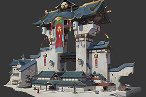 次时代场景建模全流程2020年（高清画质带素材）