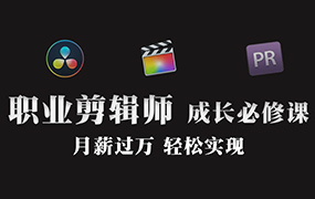 职业剪辑师-成长大班（画质普通带素材）