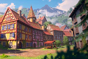 魔灯游戏场景第1期2022年（高清画质带素材）