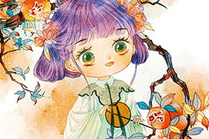 瑶背背十二花神古风水彩插画课2022年（高清画质带笔刷）