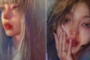 菡菡厚涂iPad人物插画第五期2022年（画质清晰带笔刷）