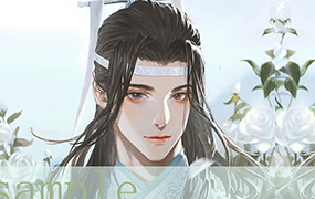 烟雨君精美人物厚涂插画班第4期2022年（高清画质带笔刷）