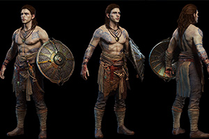 法常3ds Max次世代游戏角色全面提升第1期（高清画质无素材）