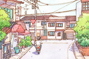 邱啊璐钢笔淡彩中级班第2期2020年（画质清晰带参考图）