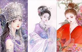 棉花圃唯美女子插画第102期2022年（高清画质无素材）