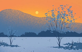 八月十三iPad小场景速涂课程（高清画质无素材）