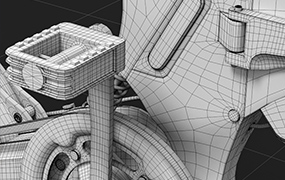 C4D高精度建模实战教程（高清画质带素材）