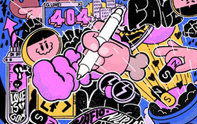 不错实验室潮流插画魔鬼训练营2021年（高清画质带素材）