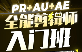 PR+AU+AE全能剪辑师入门班2022年（超清画质无素材）