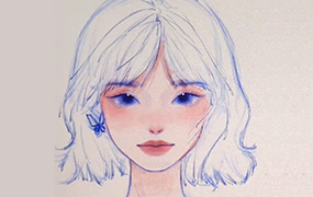 不锈钢盆iPad零基础人像线稿入门班（画质清晰无素材）