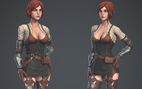 Zbrush次世代风格角色全流程制作教程（高清画质无素材）