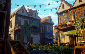 Blender3.4+UE5制作风格化环境 人工翻译（高清画质带素材）