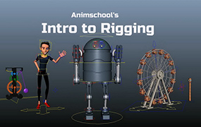 AnimSchool Maya 2023绑定技术 中英字幕（高清画质无素材）