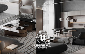 完全掌握UE5建筑表现2022年 中英双字幕（画质清晰带素材）