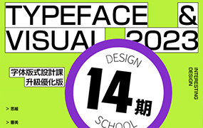 智疯版式字体设计第14期2023年（画质清晰无素材）