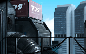 Coloso教程丨在Blender中创建科幻动漫场景 中文字幕（高清画质带资产）