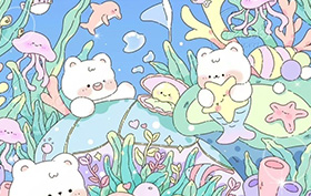 格子不鸽文创商业+运营插画课2023年（画质清晰带笔刷）