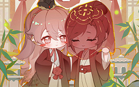 兔扣古风Q版插画课（画质清晰带课件笔刷）