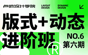 卢帅第6期版式+动态高级进阶班2023年结课（高清画质带素材）