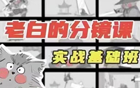 老白分镜课实战基础班第1期2023年（画质清晰带部分素材）