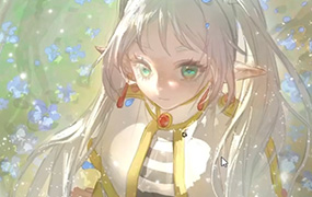 椰汁鱼丸二次元伪厚涂插画设计系统课2024年(画质清晰带笔刷)