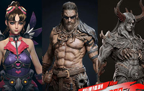 雨哥田哥高精次时代1V1特训班Zbrush+UE5（高清画质带素材）