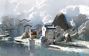 果冻冻柠茶Blender场景概念设计（高清画质无素材）