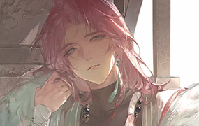 李富贵伪厚涂美型人像插画第4期2024年7月（高清画质带笔刷）