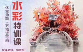 胡椒枪水彩特训课第101期（画质清晰无素材）