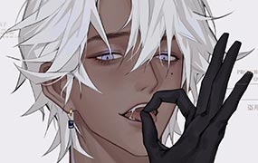 七言疯子美型男性厚涂实战课2024年（高清画质无素材）