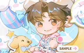 末日橘子汁可爱风Q版人物团练2024年（高清画质带课件图片）