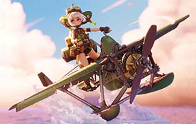 疯景CrazyJN 3D辅助插画第8期（高清画质带素材）