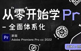 新片场怒豆渣从零开始学PR剪辑 CC 2022（高清画质无素材）